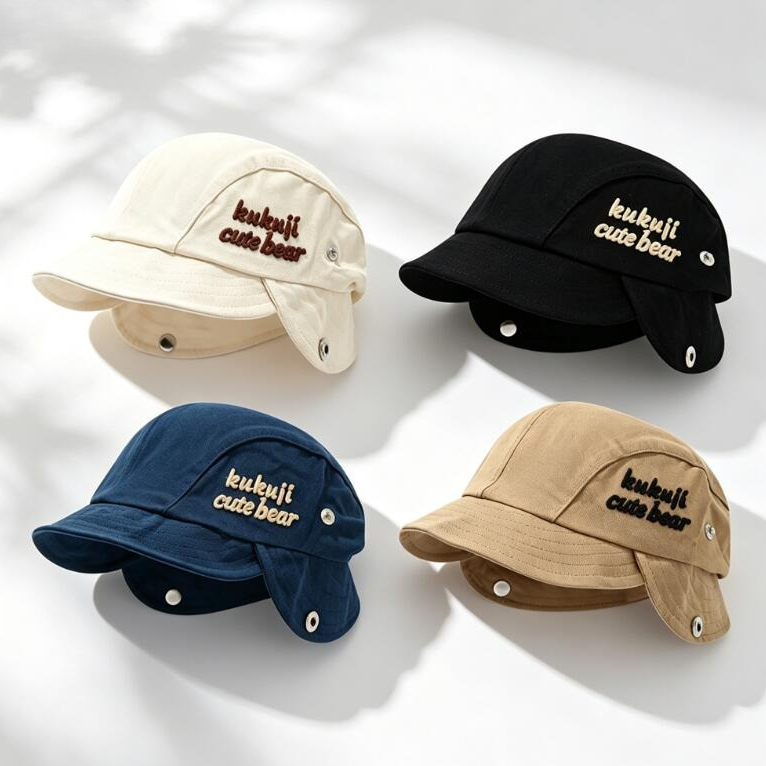 Baby Hat Beanie - Bonnet Bébé Automne 2026 avec Cache-Oreilles,