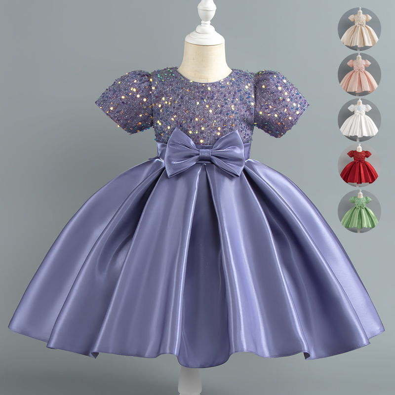 Baby Clothing Dresser - Robe de noël à paillettes pour
