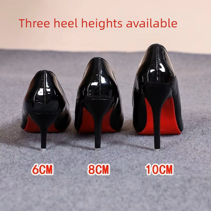 Baby Clothing Sizes - Escarpins à talon aiguille en cuir