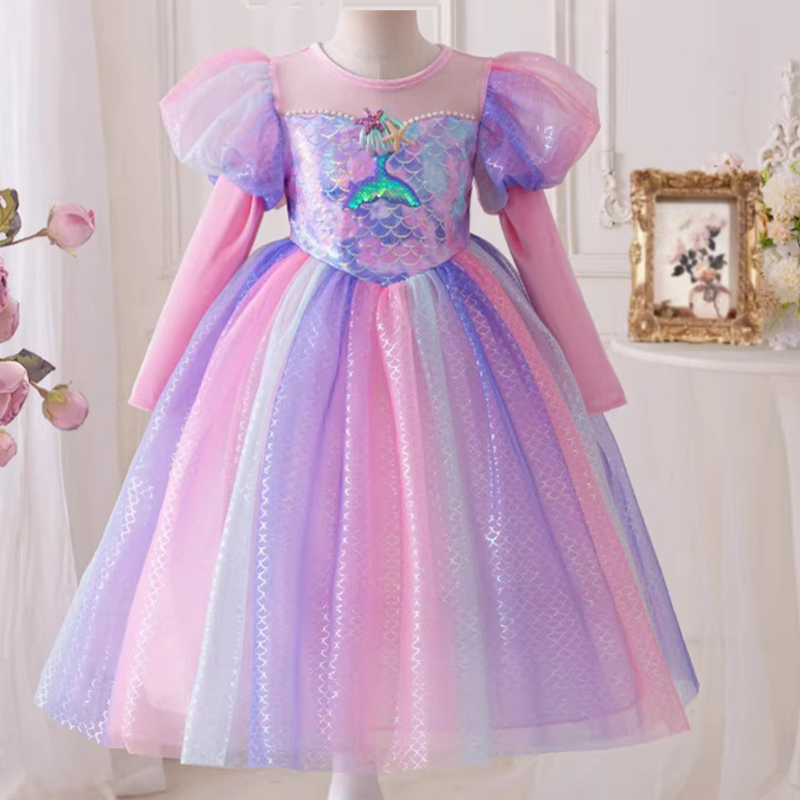 Baby Clothing Dresser - Robe de sirène rose 2026 Nouvelle