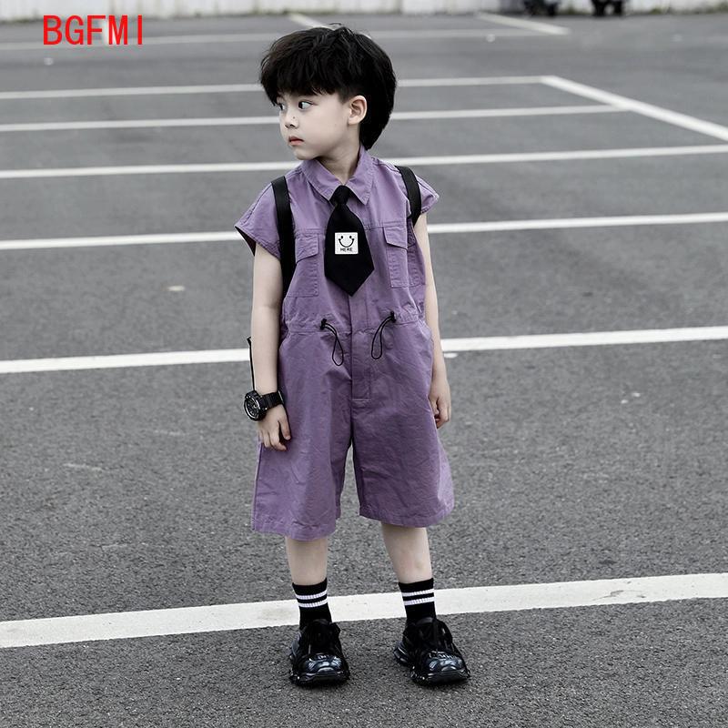 Baby Clothing For Summer - Salopette d'été pour enfants, pantalon Capri