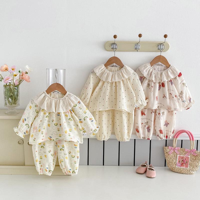 Baby Clothing For Sleep - Printemps automne bébé fille maison vêtements