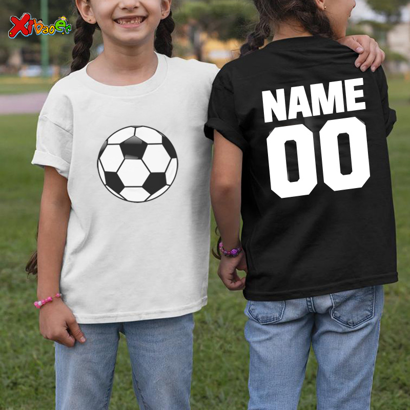 Baby Clothing Names - T-shirt de football en coton pour