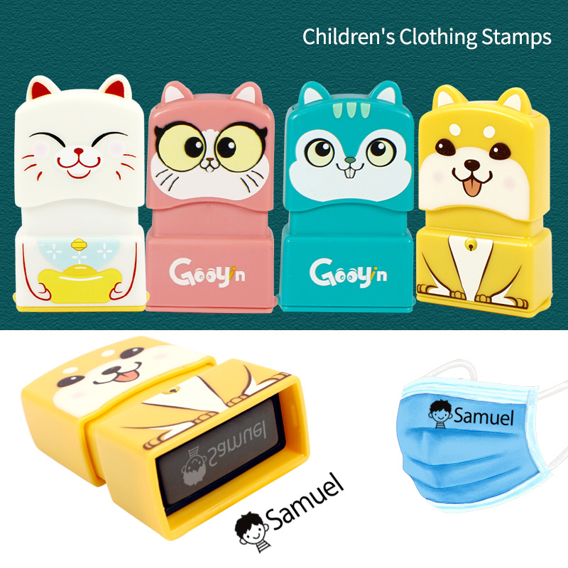 Baby Clothing Names - Tampon nominatif personnalisé pour vêtements d'enfant,