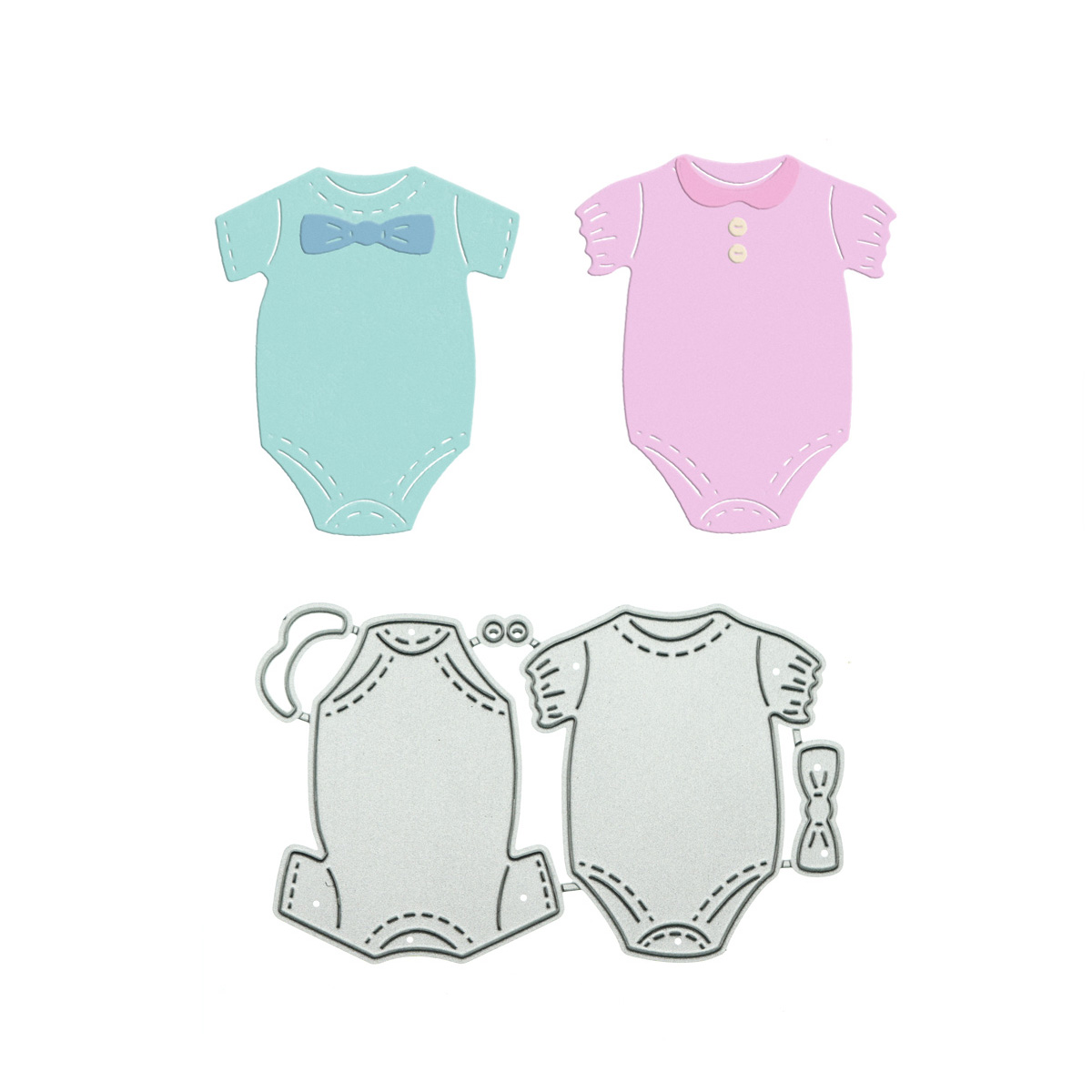Baby Clothing Patterns Free - Matrices de découpe en métal, vêtements,