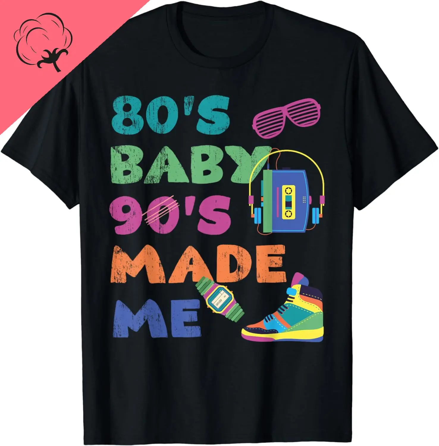 Baby Clothing Made In Usa - T-shirt vintage années 80, années 90,