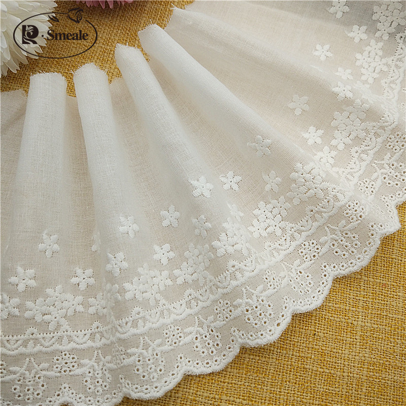 Dentelle brodée en coton faite - Baby Clothing Embroidery avis et prix