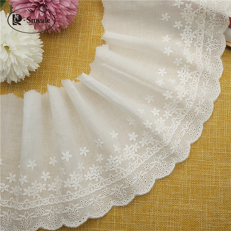 Dentelle brodée en coton faite - Baby Clothing Embroidery avis et prix