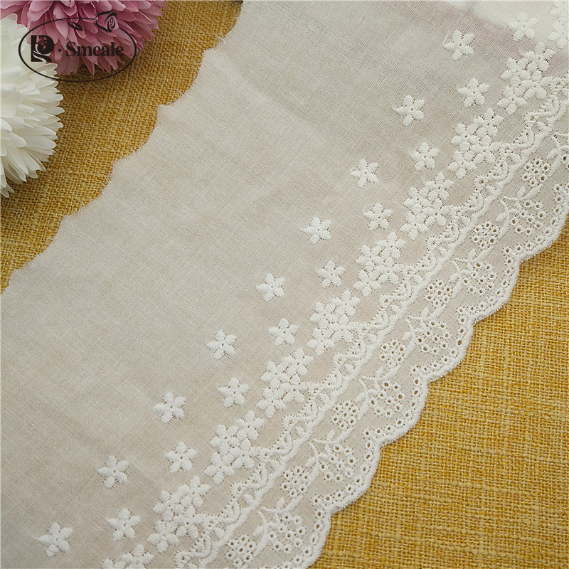 Dentelle brodée en coton faite - Baby Clothing Embroidery avis et prix