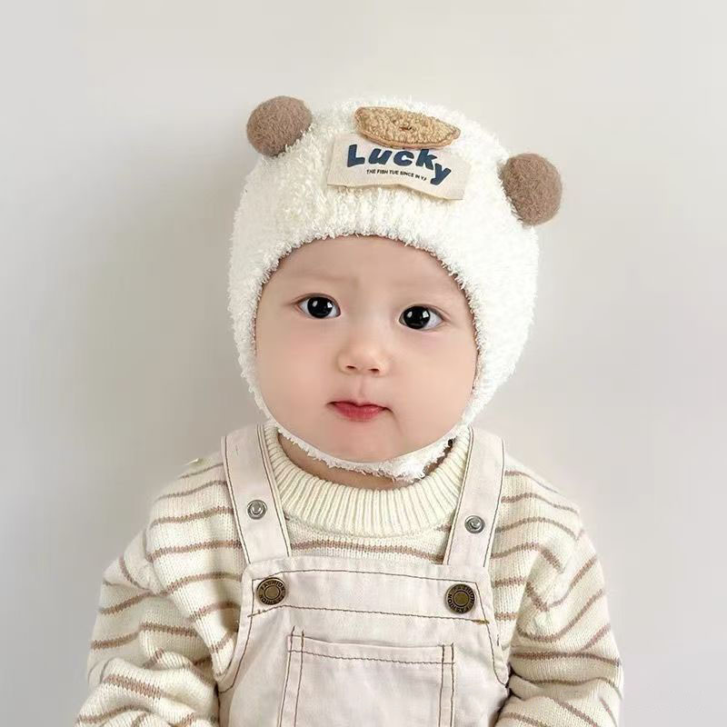 Bonnet d'hiver en peluche épai - Baby Hat Beanie avis et prix