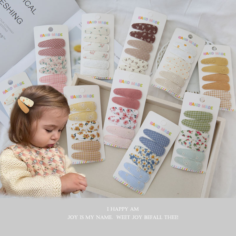 Pinces à cheveux en tissu, 6 p - Baby Clothing Material avis et prix
