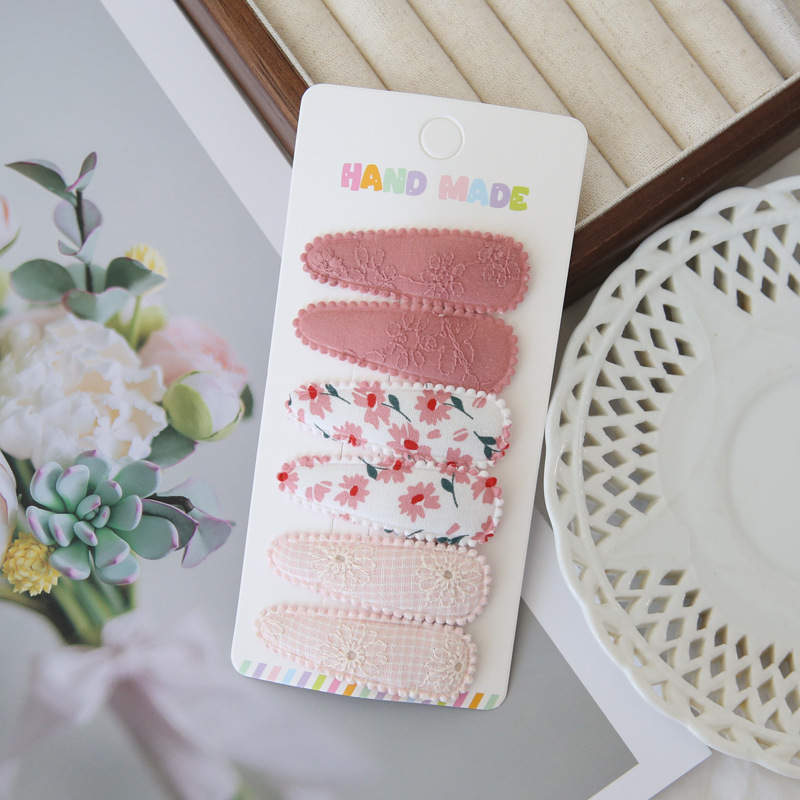 Pinces à cheveux en tissu, 6 p - Baby Clothing Material avis et prix