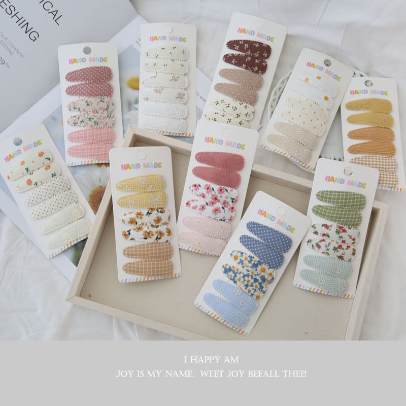 Pinces à cheveux en tissu, 6 p - Baby Clothing Material avis et prix