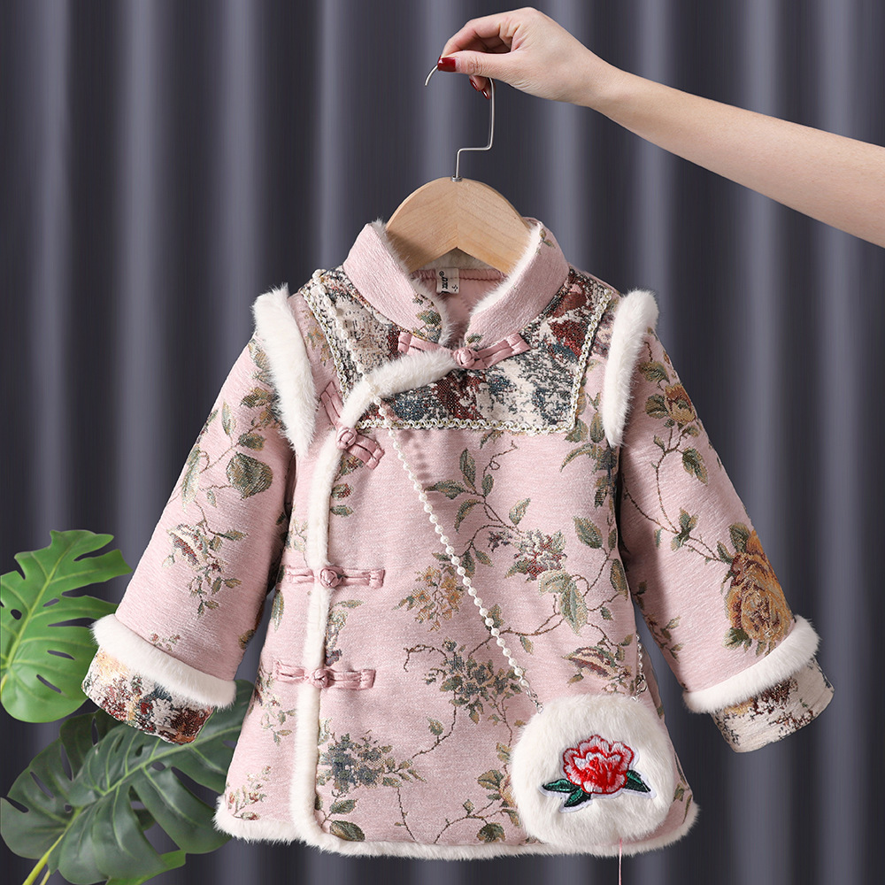Hiver bébé filles Hanfu enfant - Baby Clothing Embroidery avis et prix